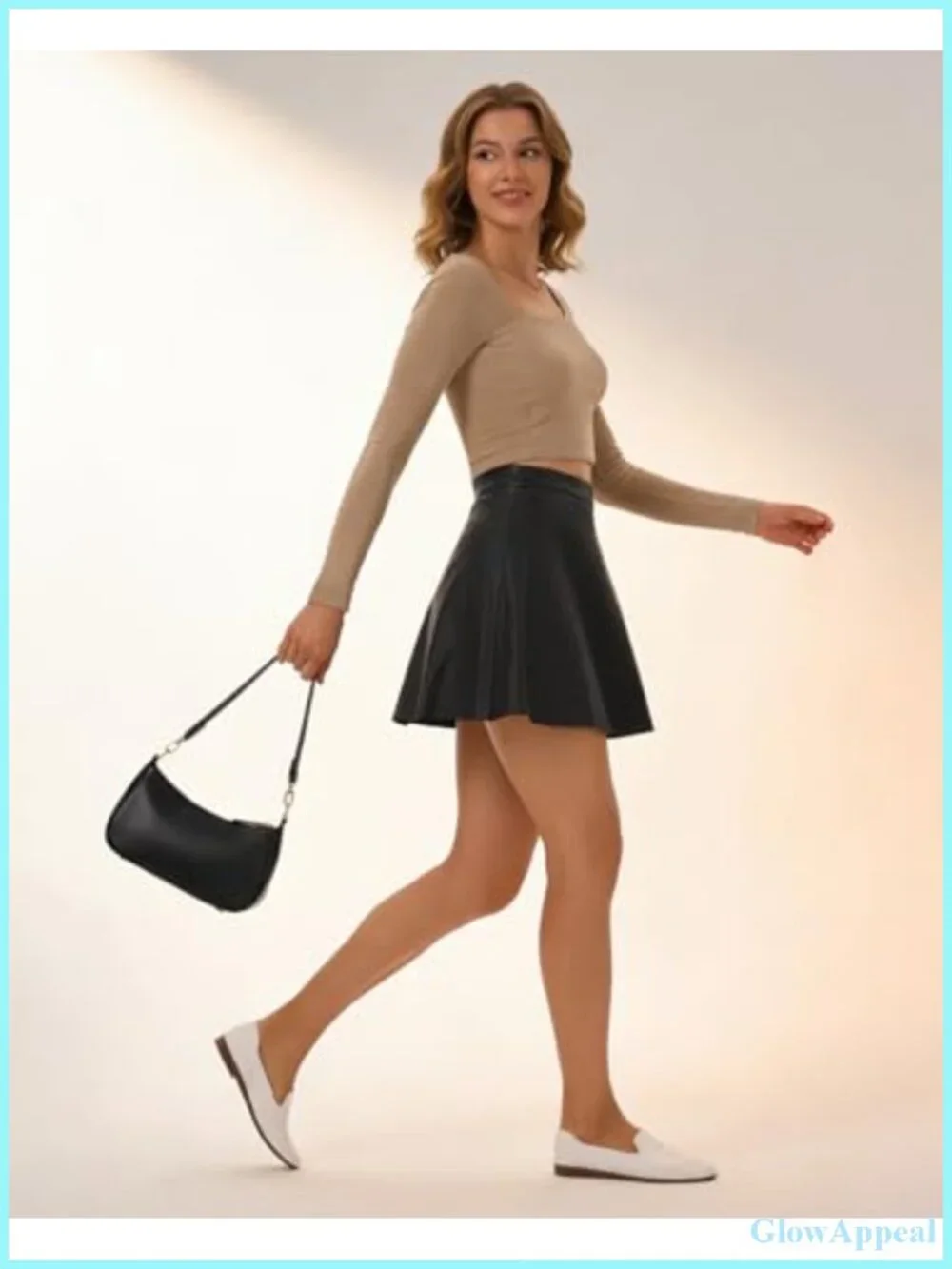 Women's Faux Leather Hobo Shoulder Bag with Chain Strap, Large Capacity Clutch